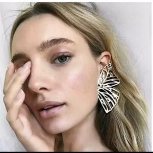 Butterfly earrings silver